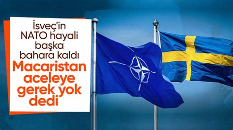 Macaristan İsveçin NATO başvurusunu imzaladı ŞanlıurfaUrfa
